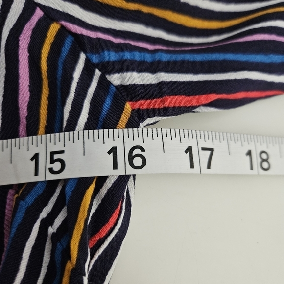 Maeve by Anthropologie Letty Striped Shirtdress Sz 2 - Picture 9 of 13